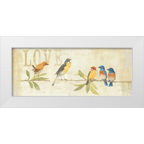 Adoration of the Magpie Panel I White Modern Wood Framed Art Print by Tillmon, Avery