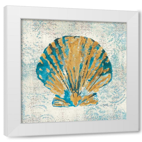 Coastal Beauty IV White Modern Wood Framed Art Print by Mousseau, Studio
