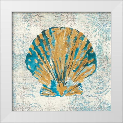 Coastal Beauty IV White Modern Wood Framed Art Print by Mousseau, Studio
