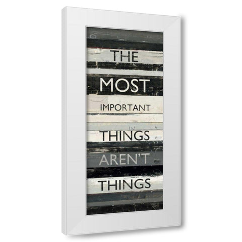 Zephyr Quote II White Modern Wood Framed Art Print by Schick, Mike