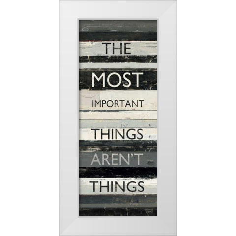 Zephyr Quote II White Modern Wood Framed Art Print by Schick, Mike