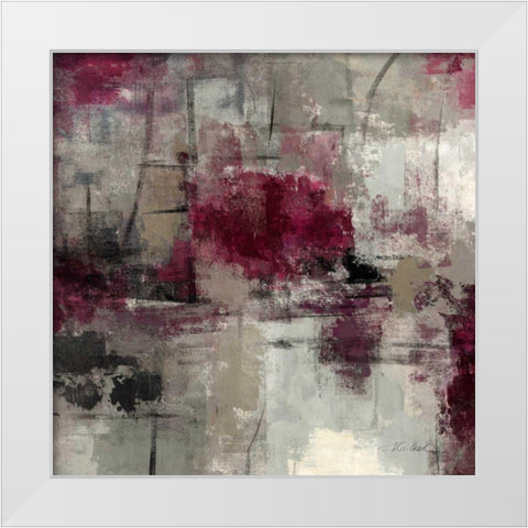 Stone Gardens III White Modern Wood Framed Art Print by Vassileva, Silvia