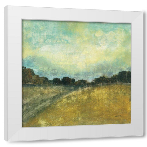This Place II White Modern Wood Framed Art Print by Warrick, Cheryl
