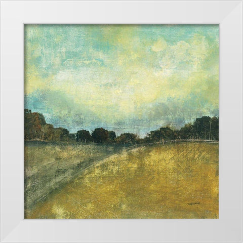 This Place II White Modern Wood Framed Art Print by Warrick, Cheryl
