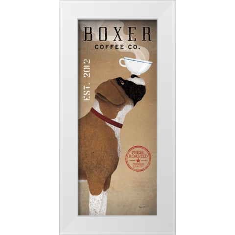 Boxer Coffee Co. v White Modern Wood Framed Art Print by Fowler, Ryan