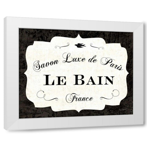 Le Bain Luxe II White Modern Wood Framed Art Print by Schlabach, Sue