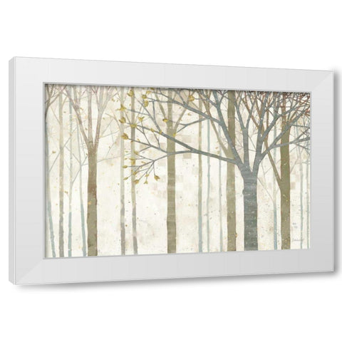 In Springtime no Border White Modern Wood Framed Art Print by Lovell, Kathrine