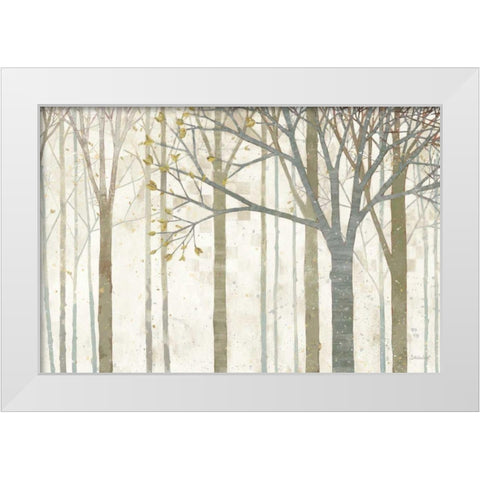In Springtime no Border White Modern Wood Framed Art Print by Lovell, Kathrine