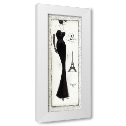 Elegance II White Modern Wood Framed Art Print by Adams, Emily