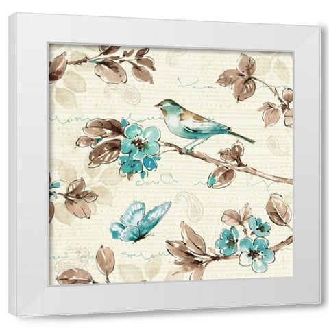Wing Prints IV White Modern Wood Framed Art Print by ERR, Pela