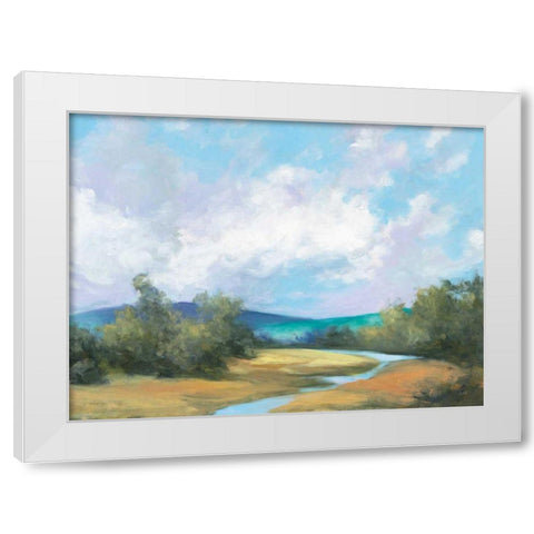 Hedgerow III Crop White Modern Wood Framed Art Print by Purinton, Julia