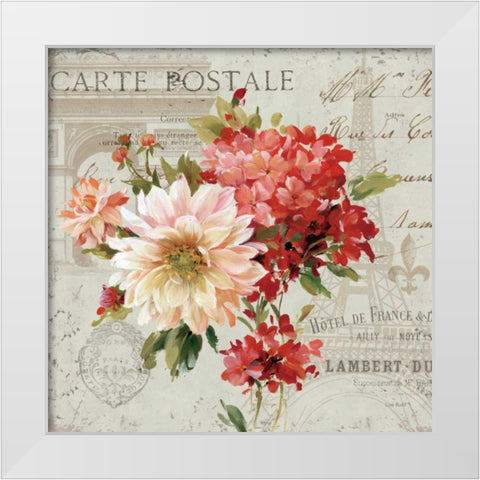 PS Je Taime Light I White Modern Wood Framed Art Print by Audit, Lisa