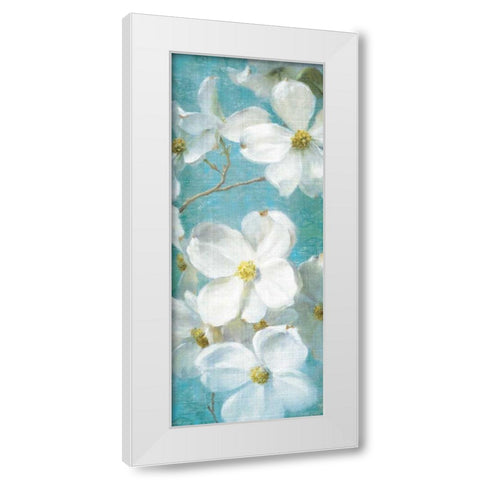 Indiness Blossom Panel Vintage II White Modern Wood Framed Art Print by Nai, Danhui