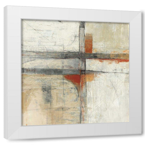 Aerial View II White Modern Wood Framed Art Print by Schick, Mike