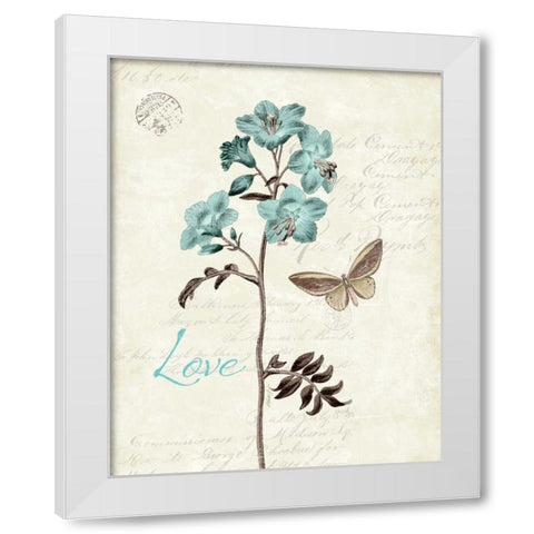 Slated Blue I White Modern Wood Framed Art Print by Pertiet, Katie