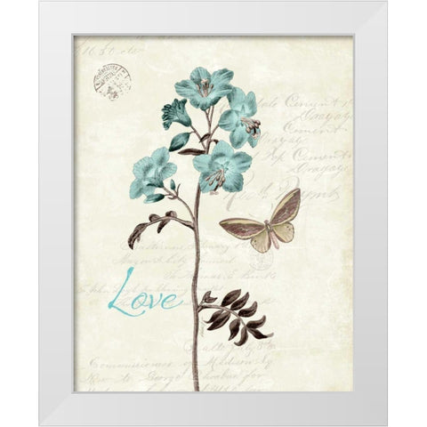 Slated Blue I White Modern Wood Framed Art Print by Pertiet, Katie