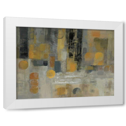 Raindrops on the Street White Modern Wood Framed Art Print by Vassileva, Silvia