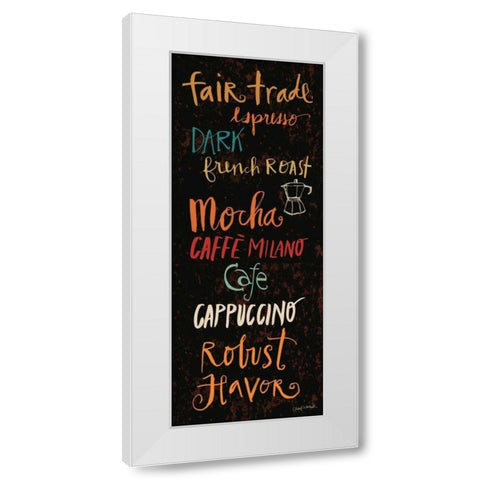 Fair Trade Panel II White Modern Wood Framed Art Print by Warrick, Cheryl