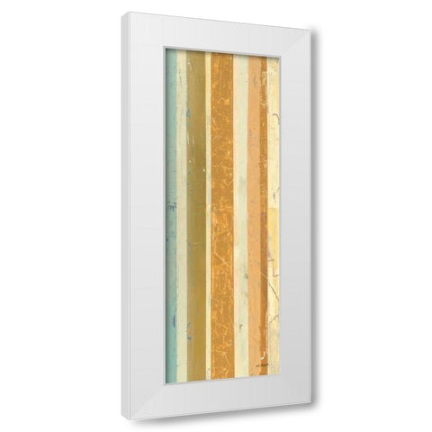 Eight to the Bar Panel I White Modern Wood Framed Art Print by Schick, Mike