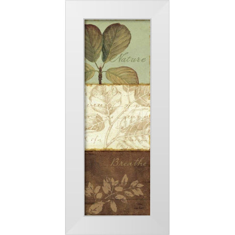 Forest Walk Panel I White Modern Wood Framed Art Print by Audit, Lisa