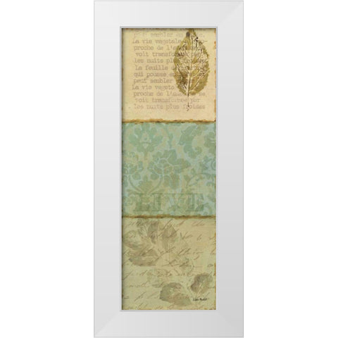 Forest Walk Panel II White Modern Wood Framed Art Print by Audit, Lisa