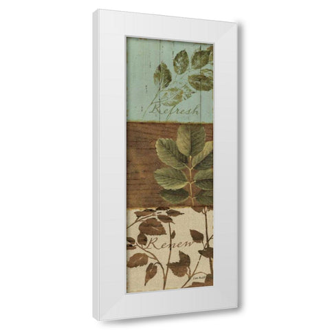 Forest Walk Panel III White Modern Wood Framed Art Print by Audit, Lisa