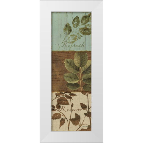 Forest Walk Panel III White Modern Wood Framed Art Print by Audit, Lisa