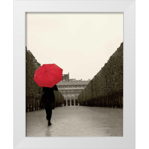 Paris Stroll I Feet White Modern Wood Framed Art Print by Schlabach, Sue