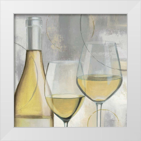 Taste Appeal White II White Modern Wood Framed Art Print by Wiens, James