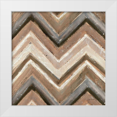 Abstract Balace IX White Modern Wood Framed Art Print by Audit, Lisa