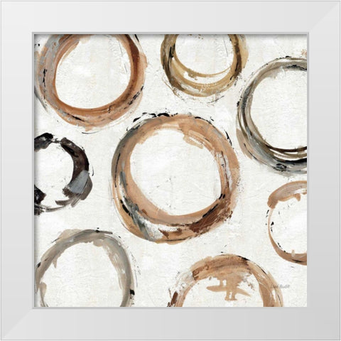 Abstract Balance XI White Modern Wood Framed Art Print by Audit, Lisa