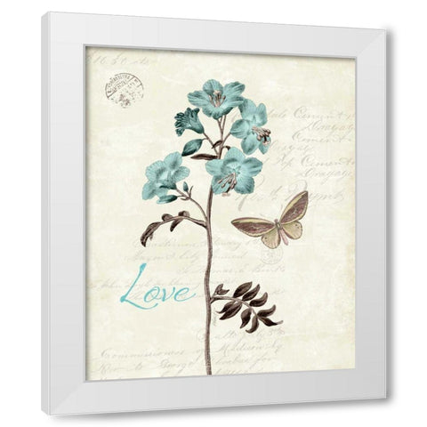 Slated Blue I White Modern Wood Framed Art Print by Pertiet, Katie