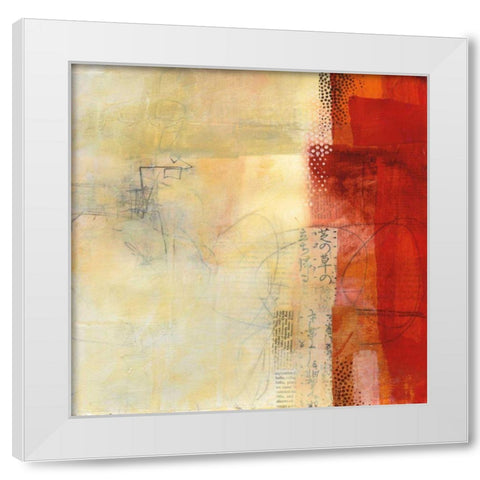 Warmth I White Modern Wood Framed Art Print by Davies, Jane