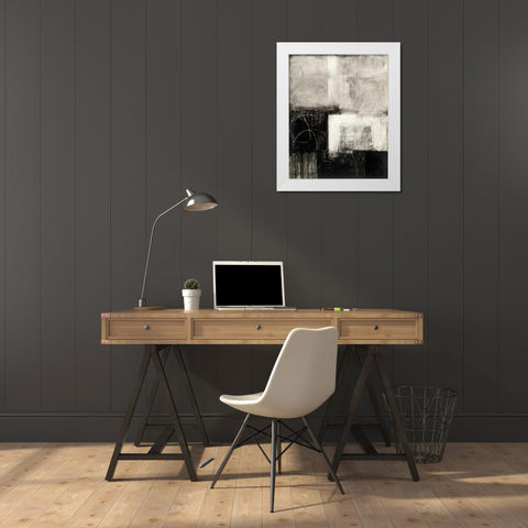 A Wintry Day III White Modern Wood Framed Art Print by Davies, Jane