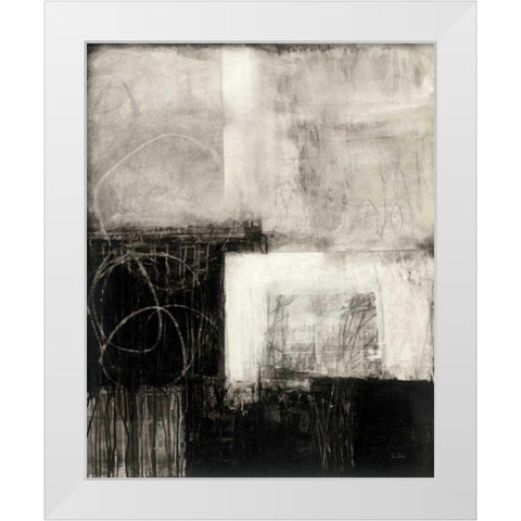 A Wintry Day III White Modern Wood Framed Art Print by Davies, Jane