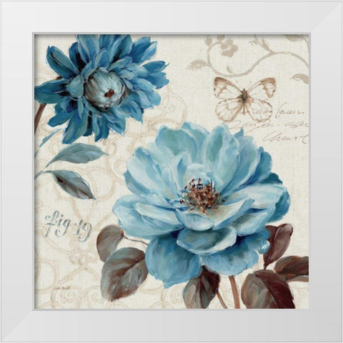 A Blue Note III White Modern Wood Framed Art Print by Audit, Lisa