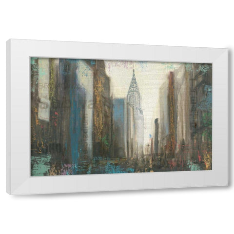 Urban Movement I NY White Modern Wood Framed Art Print by Sullivan, Myles