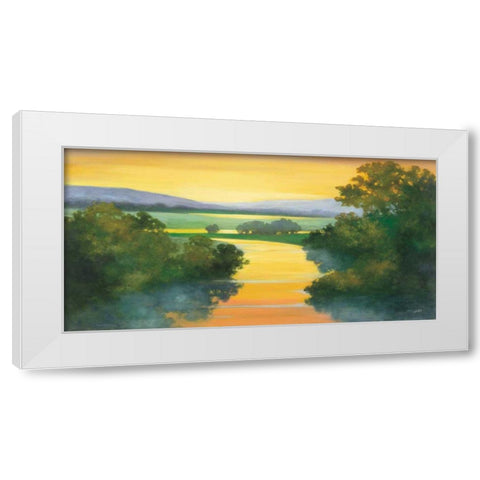 Mercy of the Moon White Modern Wood Framed Art Print by Purinton, Julia