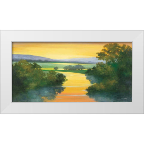 Mercy of the Moon White Modern Wood Framed Art Print by Purinton, Julia