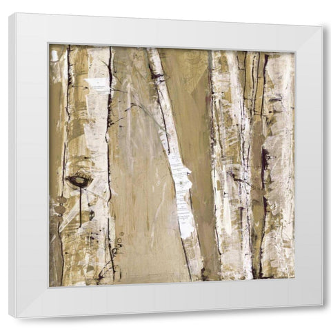 Where the Sun Sleeps I Neutral White Modern Wood Framed Art Print by Day, Kellie