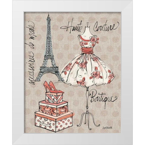 Fashion Week II White Modern Wood Framed Art Print by Tavoletti, Anne