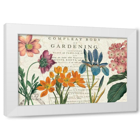 Botany White Modern Wood Framed Art Print by Schlabach, Sue