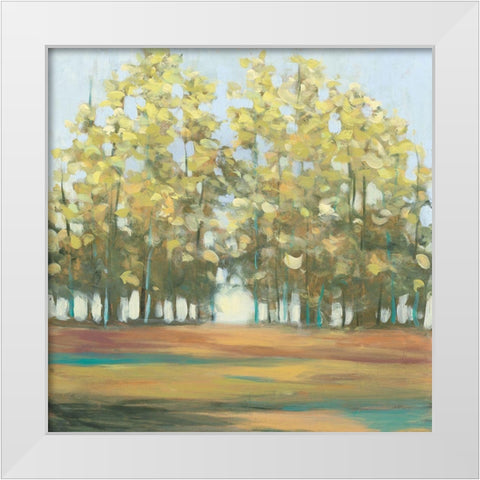 Aspen Grove I White Modern Wood Framed Art Print by Purinton, Julia