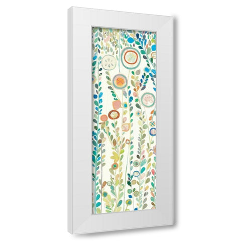 Under the Rain Panel II White White Modern Wood Framed Art Print by Boggs, Candra