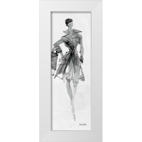 Fashion Sketchbook VII White Modern Wood Framed Art Print by Tavoletti, Anne