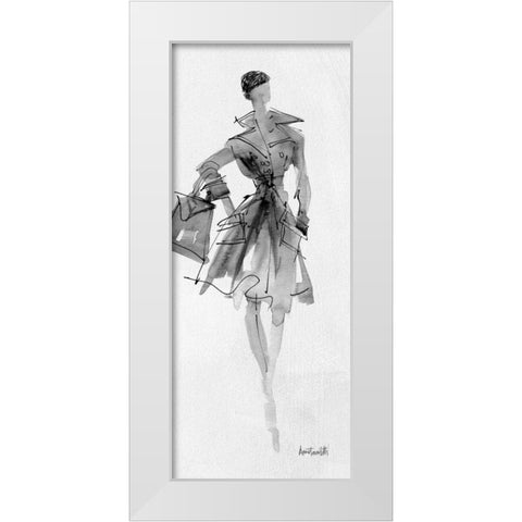 Fashion Sketchbook VII White Modern Wood Framed Art Print by Tavoletti, Anne