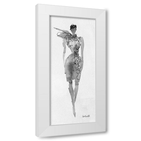 Fashion Sketchbook VIII White Modern Wood Framed Art Print by Tavoletti, Anne