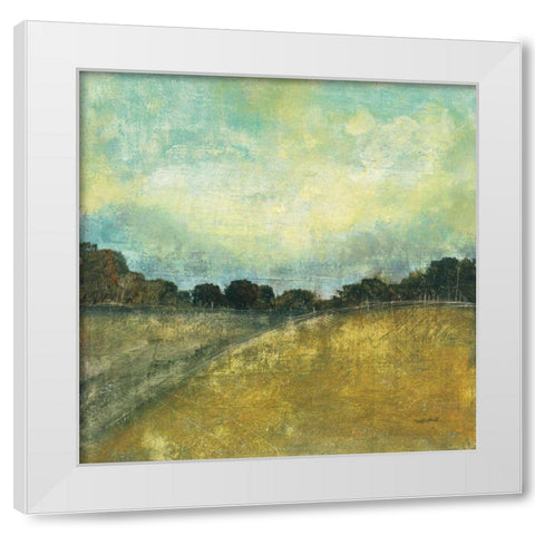 This Place II White Modern Wood Framed Art Print by Warrick, Cheryl