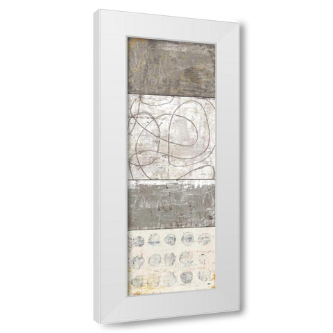 Scorched Earth II White Modern Wood Framed Art Print by Mullan, Michael