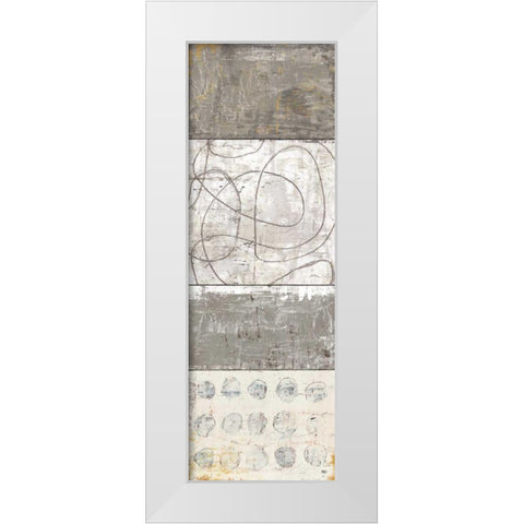 Scorched Earth II White Modern Wood Framed Art Print by Mullan, Michael